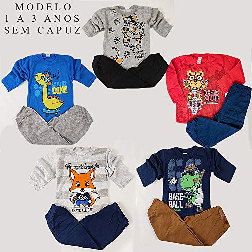 KIT com 5 Conjuntos de Inverno Menino (1)