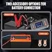 VEVOR Smart Battery Charger, 35-Amp, Lithium LiFePO4 Lead-Acid (AGM/Gel/SLA) Car Battery Charger with LCD Display, Trickle Charger Maintainer Desulfator for Boat Motorcycle Lawn Mower Deep Cycle