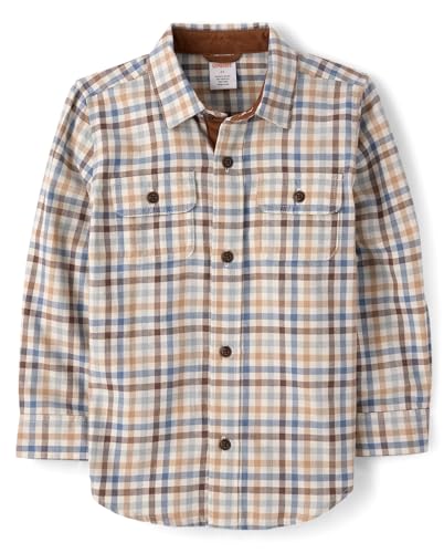 Image of Gymboree Boys' and Toddler Long Sleeve Button Up Shirt