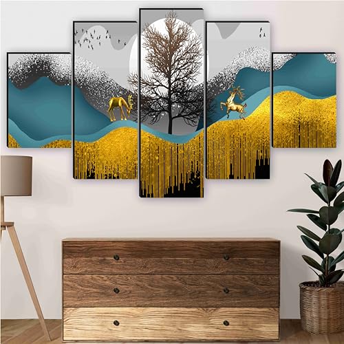 See full amazon price history chart for SAF Deer Paintings for Wall Decoration - Set Of Five, 3d Scenery Vastu Painting for Living Room Large Size with Frames for Home Decoration, Hotel, Office 127 cm x 75 cm SANFBL35462 SAF Deer Paintings for Wall Decoration - Set Of Five, 3d Scenery Vastu Painting for Living Room Large Size with Frames for Home Decoration, Hotel, Office 127 cm x 75 cm SANFBL35462 (B0CZHVW8MV) Amazon Price History, Amazon Price Tracker