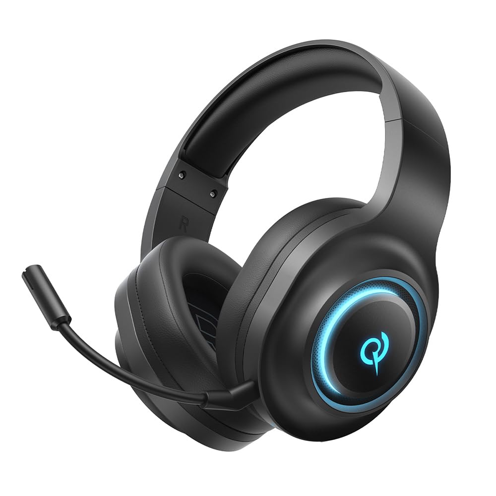 QCY HeroaD V200 RGB 7.1 Kablosuz Gaming Oyuncu Kulaklığı 3 Modlu (BT, 2.4Ghz, Type-C) PC - PS5