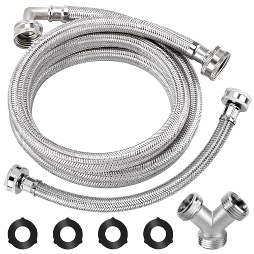 Opiniones y reviews de Centros de Lavado Maytag los 5 mejores. 43 Puxyblue - Kit de instalación de manguera de secadora de vapor de 6 pies, manguera de acero inoxidable de codo de 90 grados, adaptador de entrada de 1 pie y conector en Y, se...