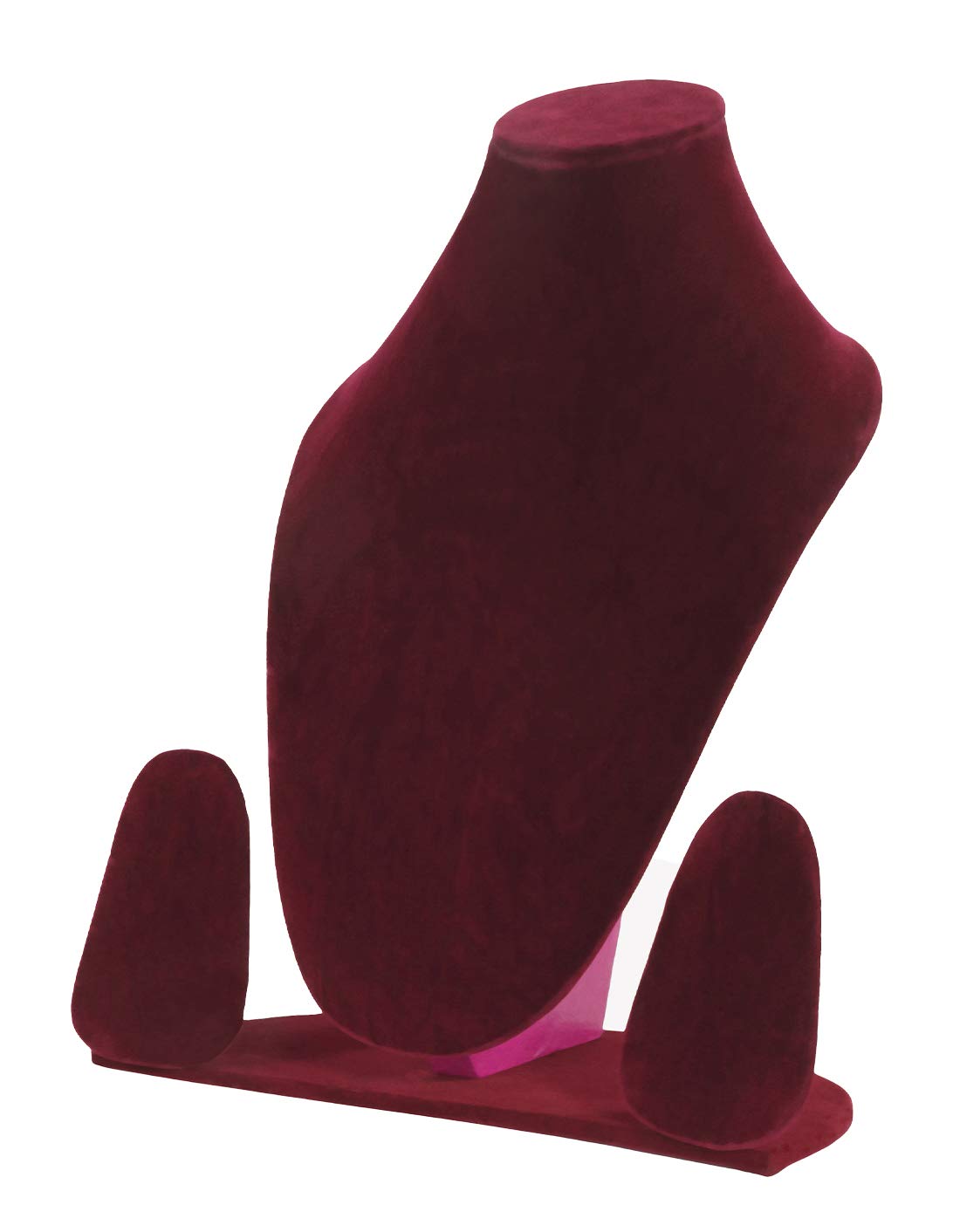 Bandhan Jewellery Dummy Velvet Finish Necklace Display Stand 12Inch (Maroon) Amazon.in Jewellery