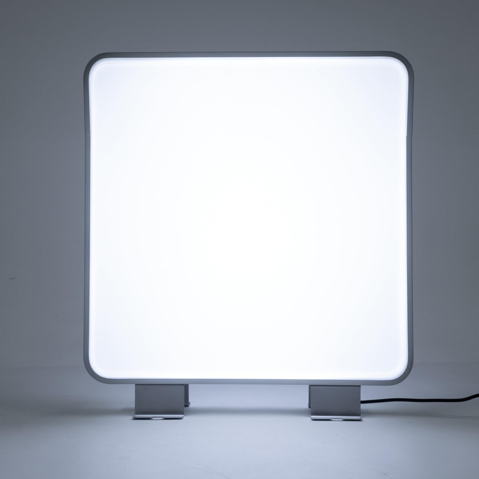 Caja de luz LED 60 x 60 cm – Cartel publicitario para restaurantes, comidas, tiendas, letrero publicitario iluminado de doble cara impermeable