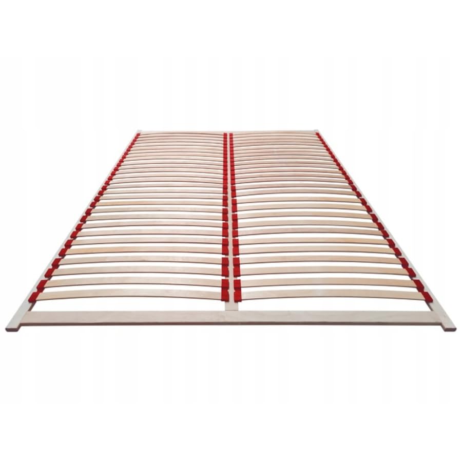 Lux Basic Stelaż do Łóżka, Drewno Brzozowe, 200x120 cm, 56 Listew Elastycznych, Rama ze Sklejki, Obciążenie do 200 kg