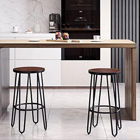 24-Inch Backless Bar Stools by Lavish Home Cover