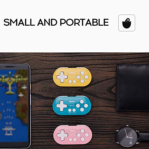 KKmoon 8B-itdo Zero2 BT Gamepad portátil compatível com switch W-indows Android m-acOS Steam Paintin