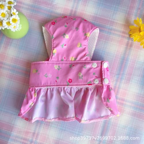 Vestido Princesa para Perros Grandes Rosado miniatura 3