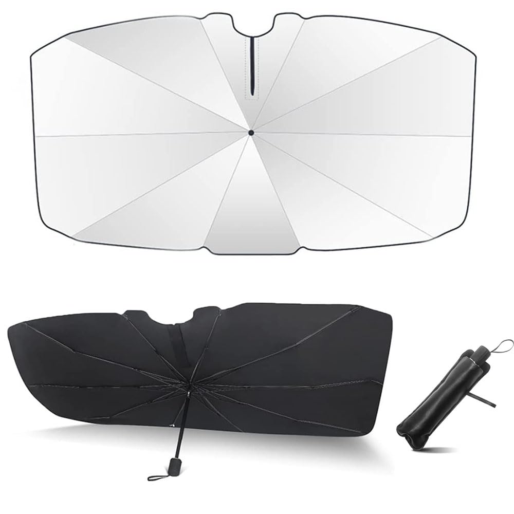 YEE PIN Parasol De Voiture A6 A7 Compatible Avec AUD-i A6 C8 A7 2019-2023, Pare-Soleil Pliable Pour Voiture AUD-i A6 Pare-Brise Avant Protection UV Contre La Poussière