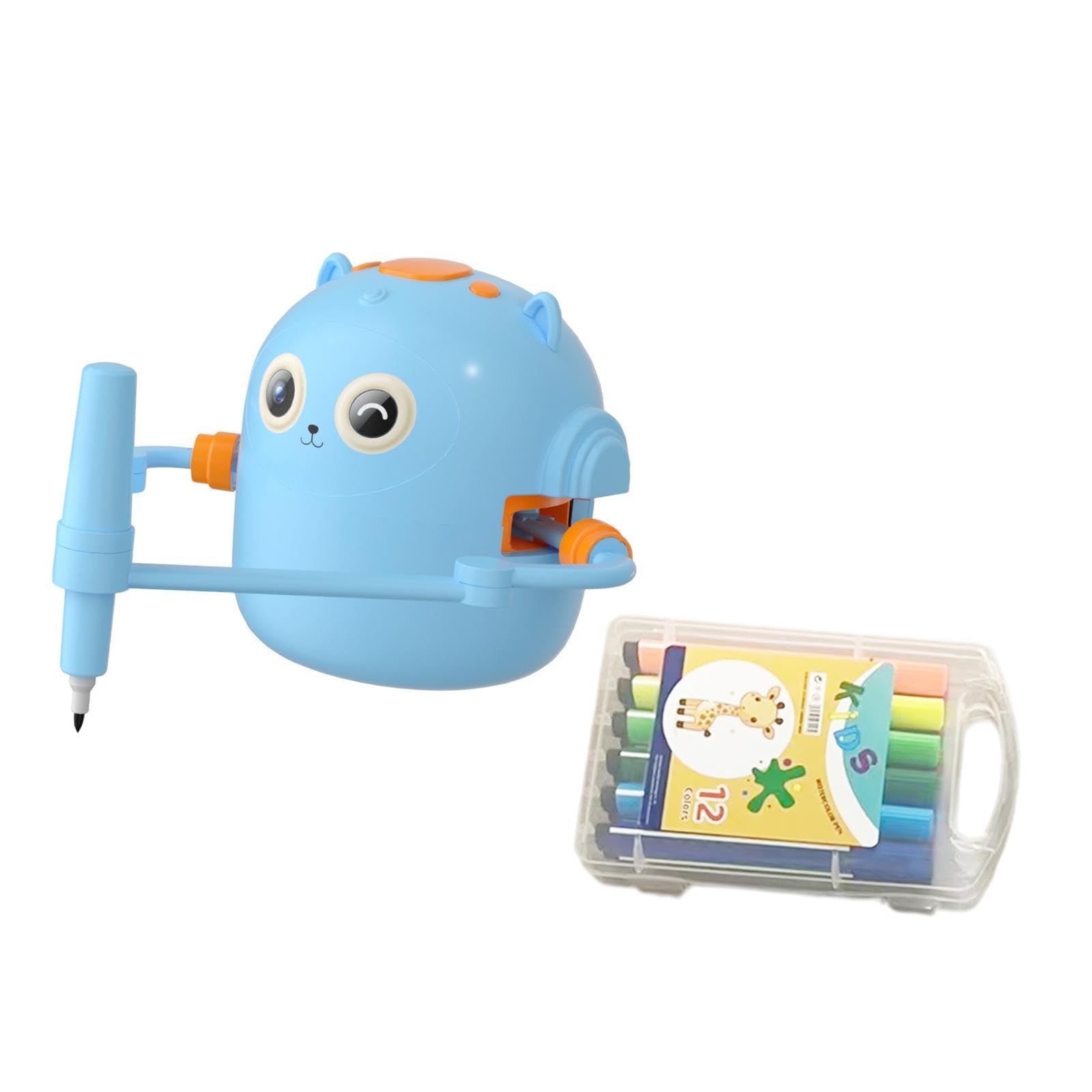 Fenteer Kinder Zeichnen Roboter Kreatives Malerei Lernspielzeug für Kinder Geburtstag Geschenk