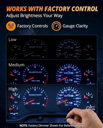 Kit de 20 bombillas LED para tablero Dodge Ram 1994-2001 miniatura 6