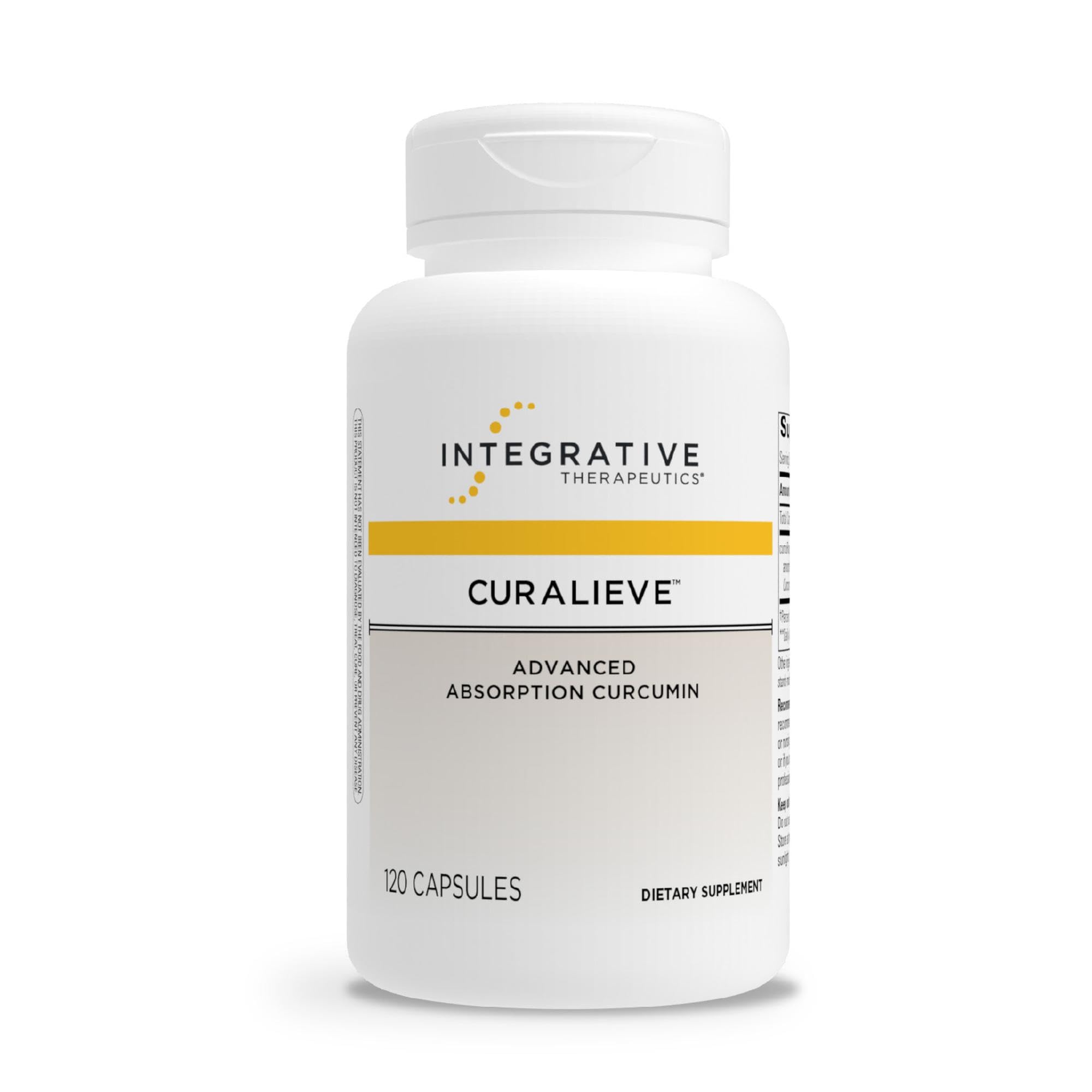 Integrative Therapeutics Curalieve Curcumin Formula, 120 Count 120 Count (Pack of 1)