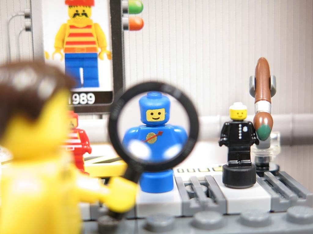 Colorful Plastic Minifigure Factory Building Set for Kids