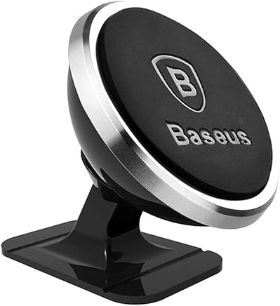 xb Baseus Soporte para tel?fono para Coche magn?tico para iPhone XS X Samsung Soporte para Montaje con im?n para tel?fono para tel?fono en Soporte para tel?fono m?vil para tel?fono m?vil (Plateado)