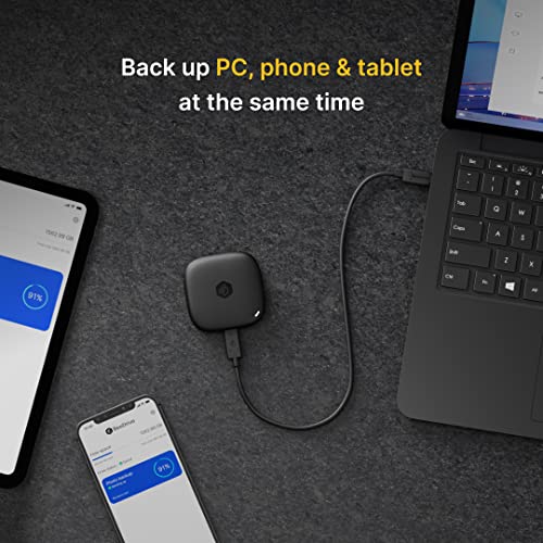 Image of Synology BeeDrive 2TB │ Simultaneously Back up Windows Files & iOS /Android Photos │ Transfer Files from Smartphone to PC Over Wi-Fi