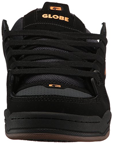 Image of Globe Men's Fusion Shoe, Black /Ebony /Orange, 7.5 Regular US
