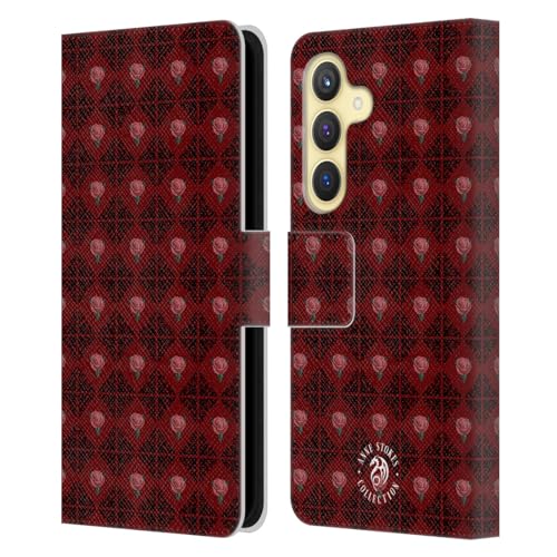 Funda de Cuero para Samsung S24 5G Anne Stokes Estilo Gótico Urbano