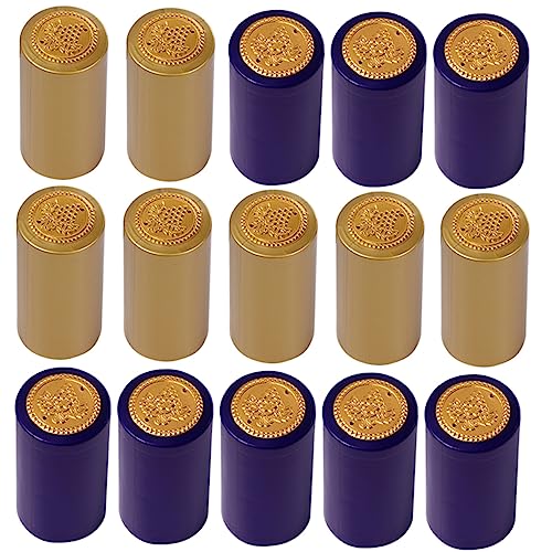 OKUMEYR Shrink Wrap Wine Bottles 100pcs Wine Covers Thermal Shrinkage Film Bottle Caps
