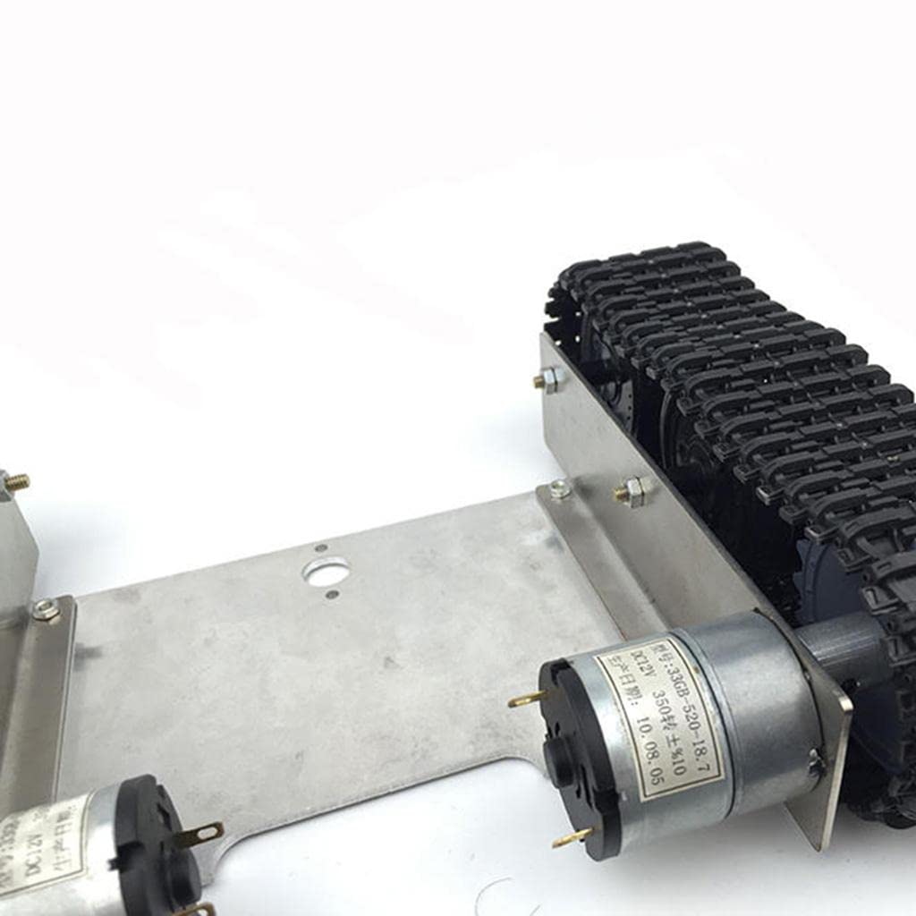 Sharplace Kit Châssis De Voiture Châssis Piste Chenille Transformant Robot pour Arduino