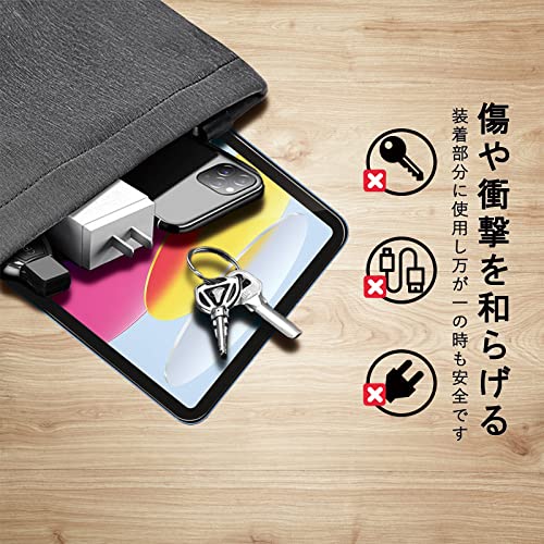 Image of (Set of 2) iPad 10th Generation (2022) Glass Film, Made of Asahi Glass Material, 9H Hardness, Shatterproof, Anti-Fingerprint, Anti-Bubbles, Water Repellent, Oil Repellent, Compatible with iPad 10th