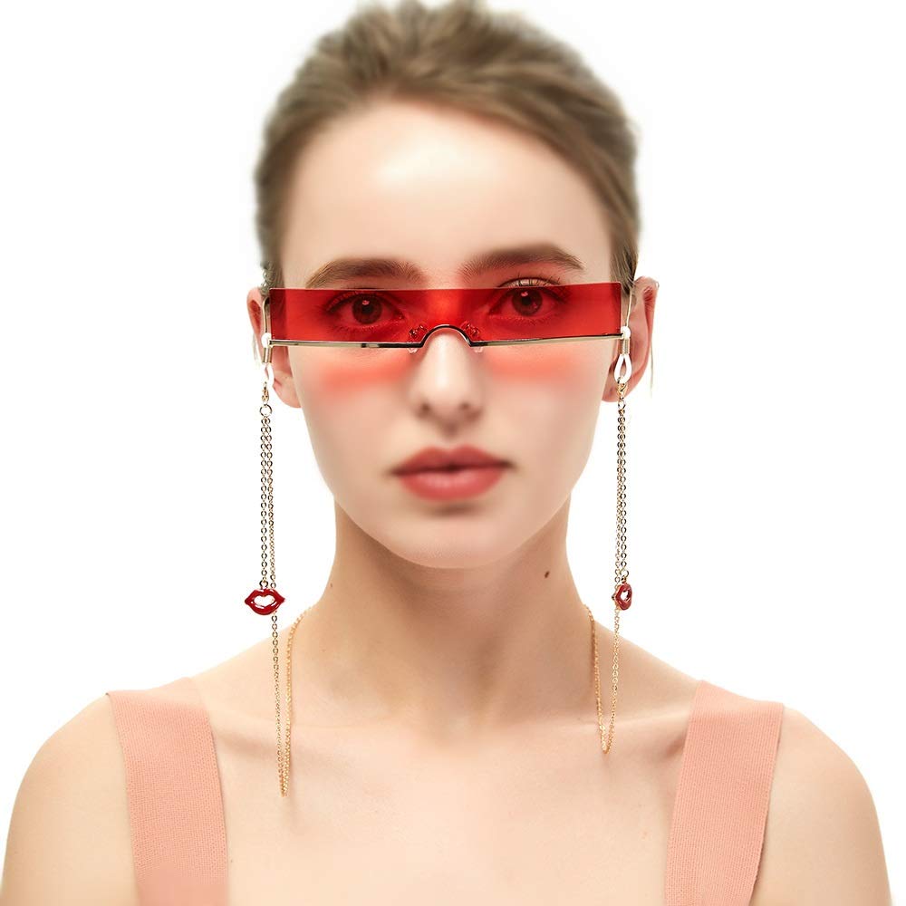 Sonnenbrillen-Kette, Brillenband, Sonnenbrillen Seilkette Seilbrille mit Halsseil Brillenkette Anti-Rutsch-Kette