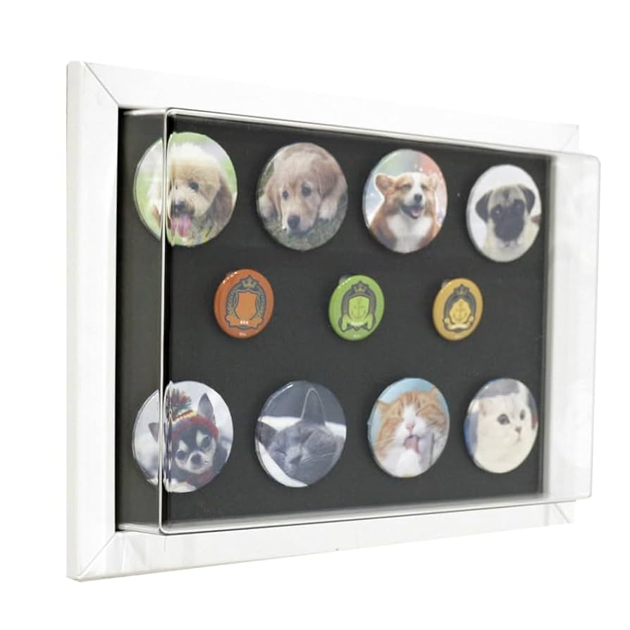 日本統一 オンラインくじ 缶バッジセット ディスプレイケース付き 日本