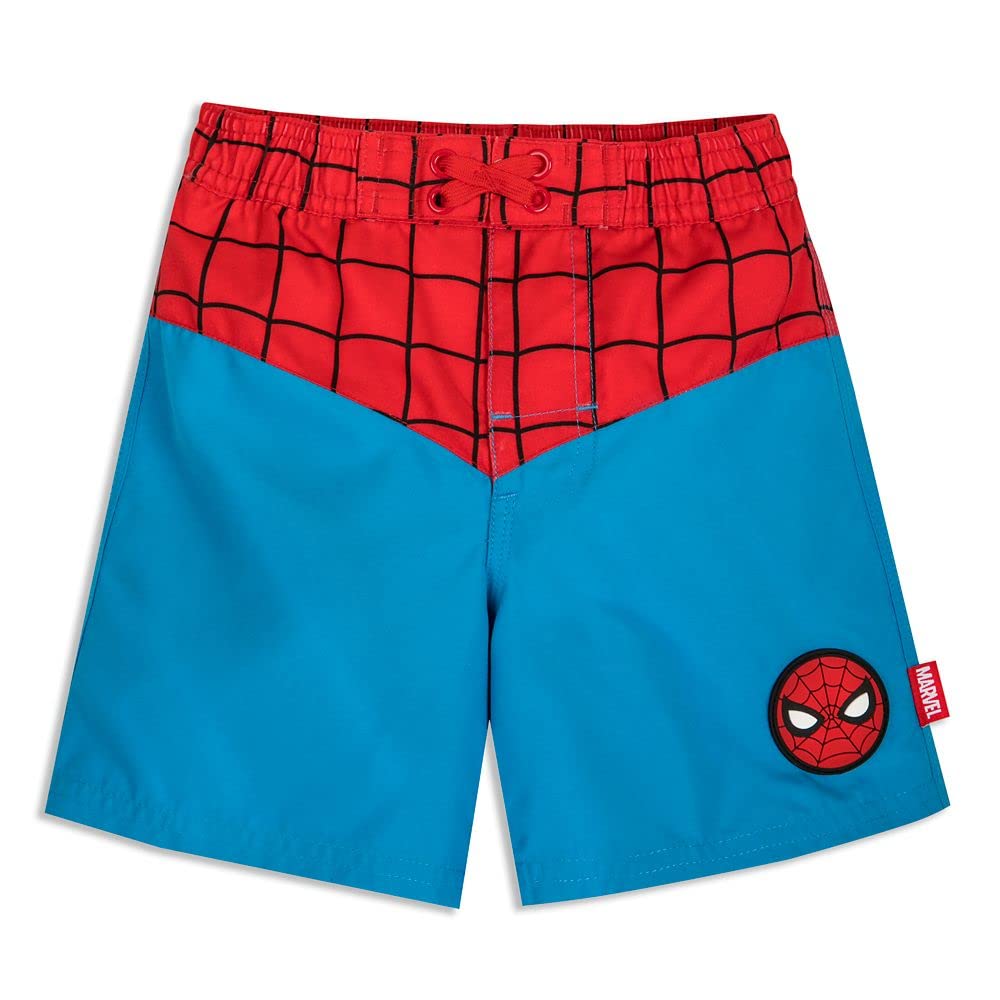 Marvel Spider-Man Swim Trunks for Boys, Size 7/8 Multicolored