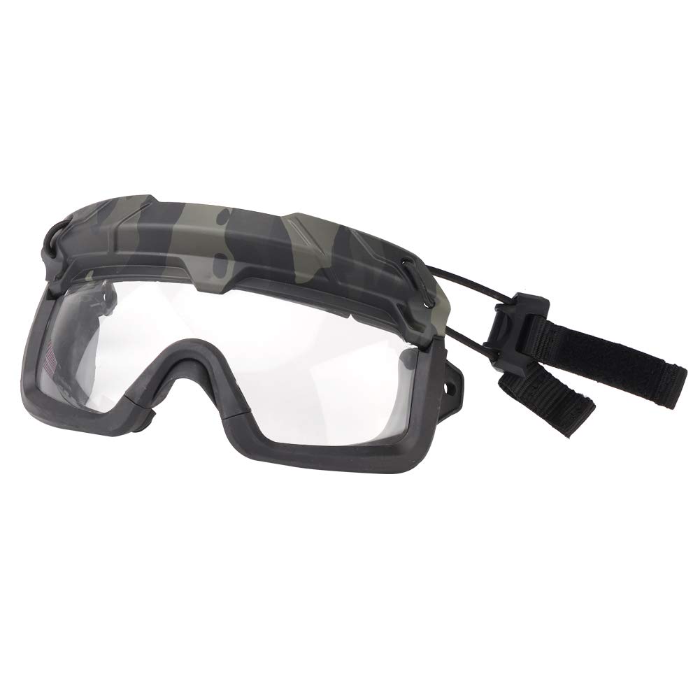 Multi-Dimensional Split Tactical Anti-Fog Safety Protection Outdoor Goggles 2 Modes for Airsoft Paintball/Hunting/CS