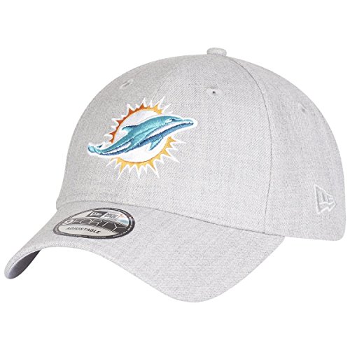 New Era 9Forty Strapback Cap - Miami Dolphins Heather grau