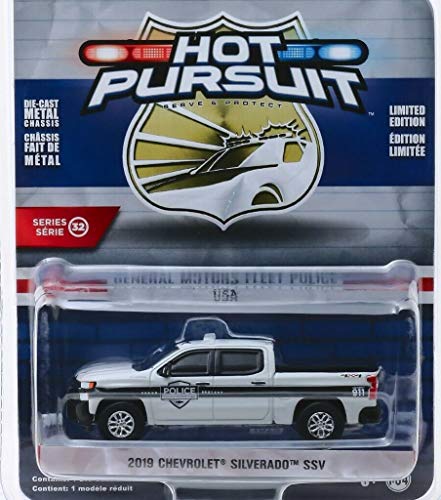 Green 1:64 Hot Pursuit Series 32 2019 Chevy Silverado SSV General Motors