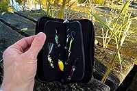 Zite Fishing Trout Spoon Tasche | Forellen-Blinker Wobbler & Angelköder-Etui | Ultra-Light-Köder | 100% Polyester (18 x 8,5 cm) (Packung mit 2) – Ansicht 6