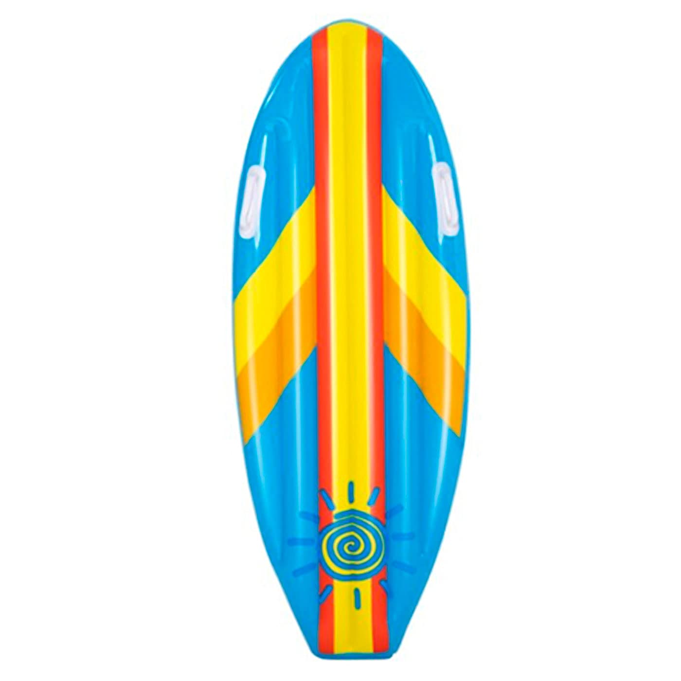 Acan Tradineur - Colchoneta Surf Infantil Hinchable con Asas 112 x 40 x 10 cm, Flotador Inflable Flotante natación, niños, Playa y Piscina, 3-10 años, Color Aleatorio