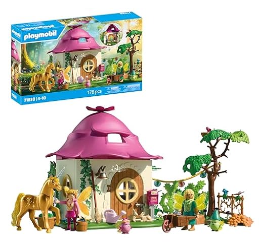 PLAYMOBIL | Magic Unicorns | Casa de Hadas con Unicornio Dorado y establo | con Guirnalda Luminosa para Noches mágicas | Juguete Creativo para niños a Partir de 4 años | 71838 | Ya disponible en tu tienda friki favorita! En mundofriki.es!