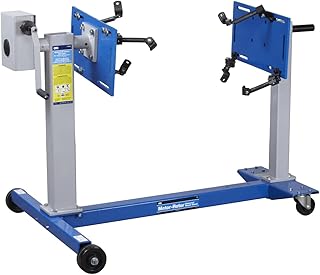 OTC 1735B 2000 lb. Capacity, Heavy-Duty, Motor-Rotor Twin Post Repair Stand