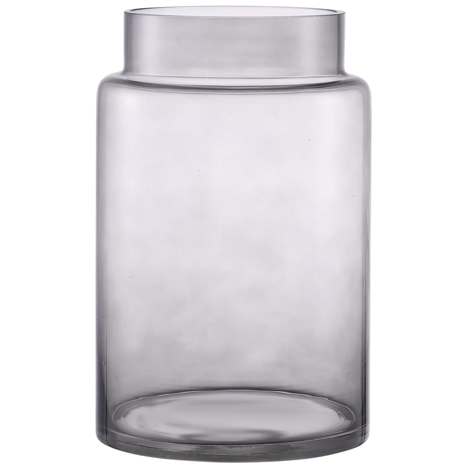 KAYLETIN Jarrón grande de cristal, jarrón de cristal negro para flores, jarrones grandes para ramo, jarrones altos de boca ancha para el hogar, boda, sala de estar, decoración de oficina, boda, mesa