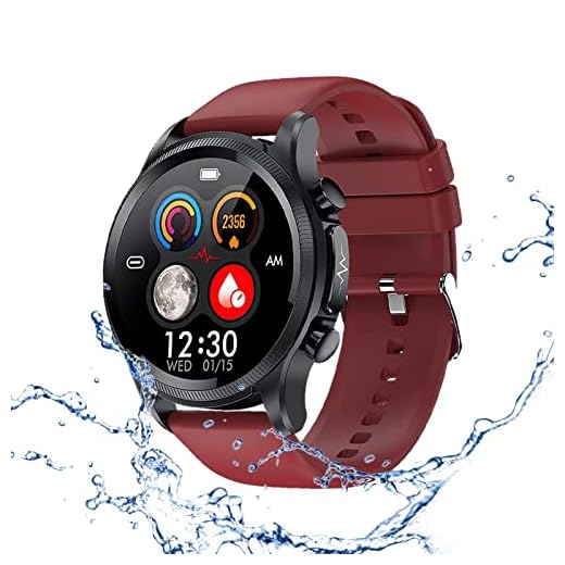 açúcar no sangue | Monitoramento Glicose no Sangue Smartwatch Geekran Relógio Inteligente - Relógio inteligente Geekran à prova d'água IPX68 para monitoramento glicose no Fovolat