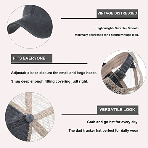 Image of Baseball Cap for Men Women, Men's Athletic Baseball Fitted Cap Classic Adjustable Plain Hat Quick Dry Trucker Hats