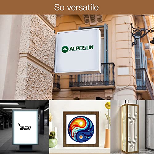 Image of AniDesign Milky White acrylic glass sheet White 3mm Qty 1 panel for DIY craft window glass painting picture frames Face shields Signs Display Kids projects etc (3mm 12X15 inch, white milky)