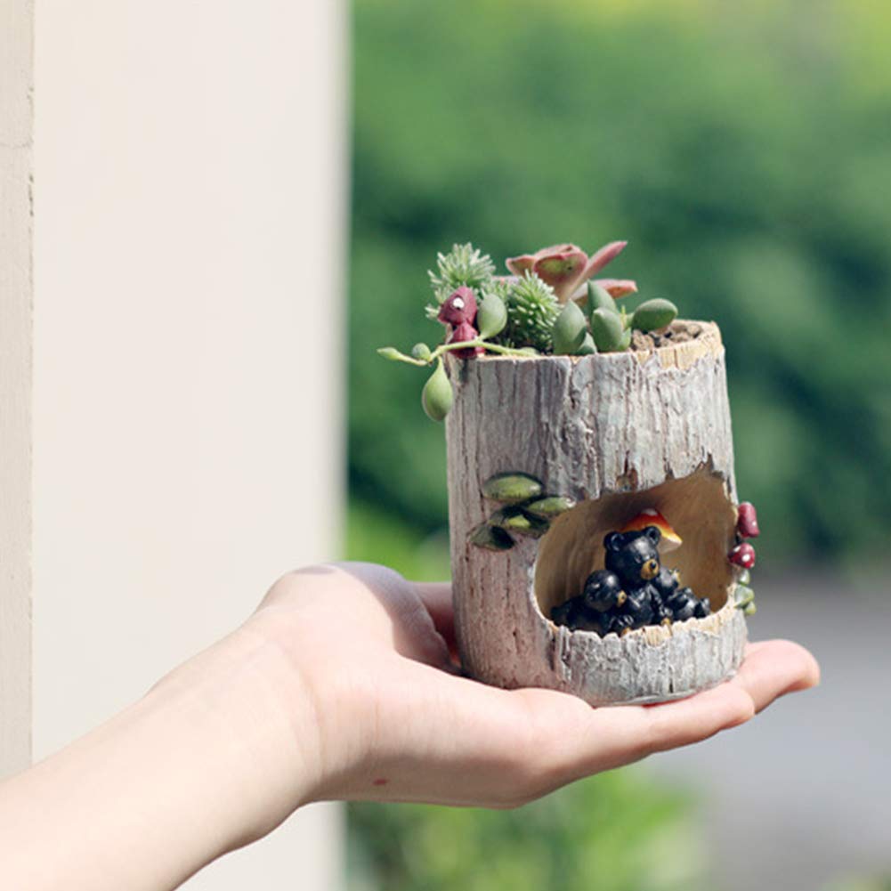 Eend bloempotten Dier plant potten Outdoor bloempot Eendje Sculptuur Creatieve Tuin Potten Decoratie