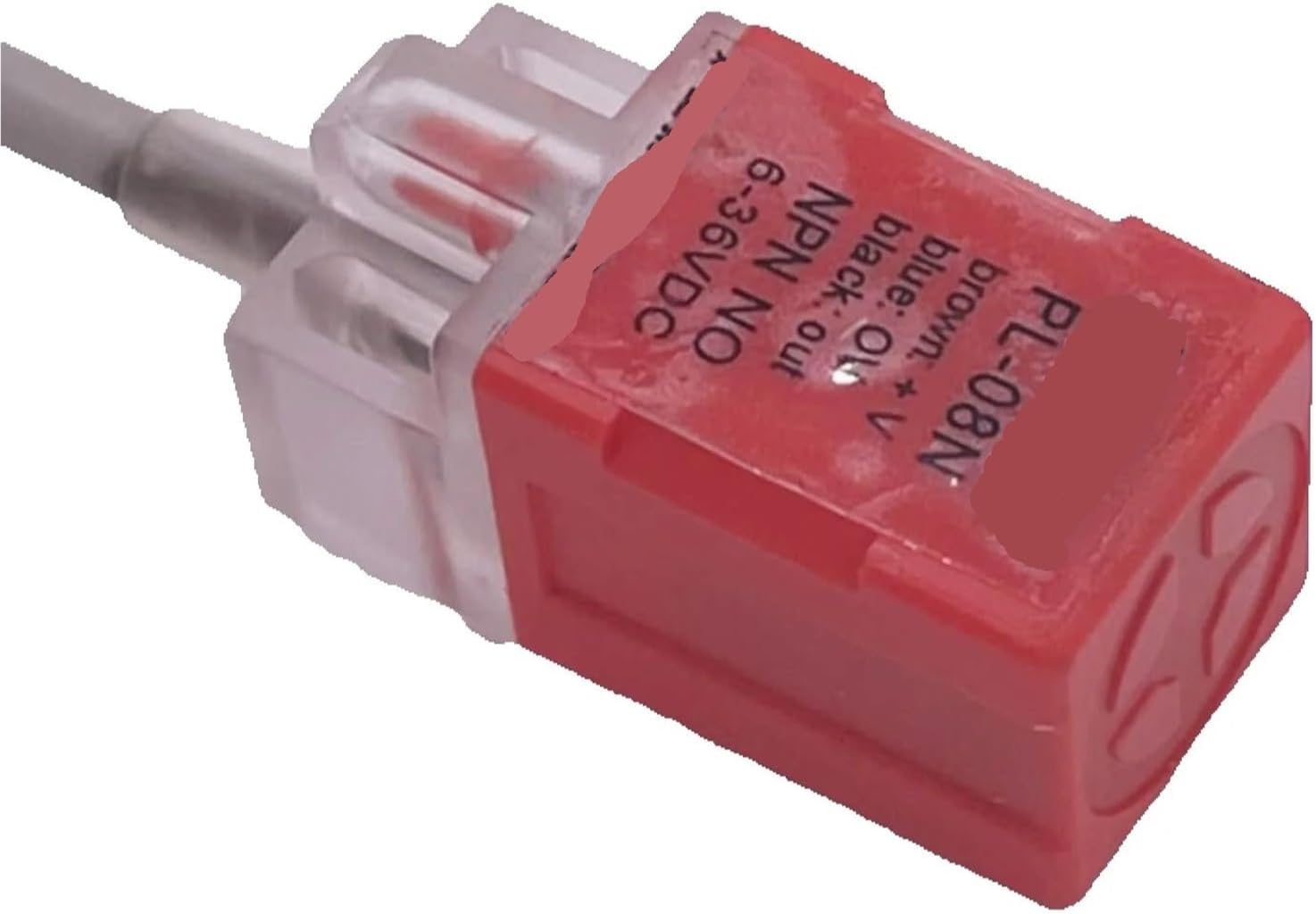 17 * 17 * 35 PL-08P 8mm PNP NO Cube Shell inductive Proximity Switch Sensor(PL-08D1 DC NO)