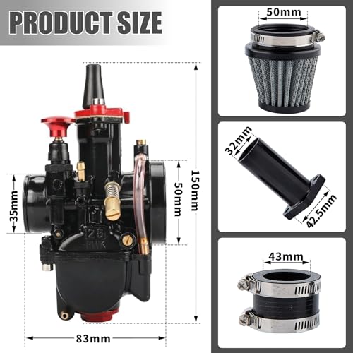 PWK28mm Carburetor Kit for Predator