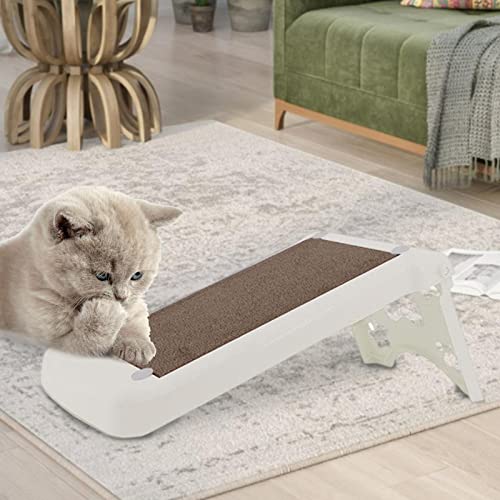 Generic Brinquedo interativo para arranhador de gato, rampa de papelão, placa substituível, para gat