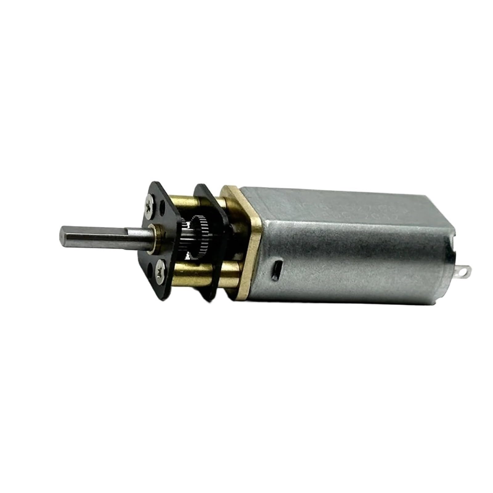 QWZTAEOZA 1pcs High Torque Full Metal Gearbox 050 Gear Electronic Starter DC3V-12V 28RPM-118RPM Slow Speed Flat Shaft Reduction Robot 13GA-050