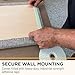 Grandeur Panel Systems Handmade Upholstered Headboard Panels | Peel and Stick Wall Panels | DIY Headboard Panels for Twin, Full, Queen, & King | Denim (4 Piece)