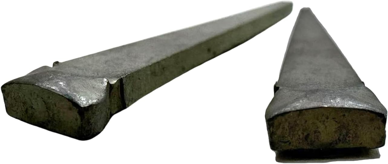 Zeluga 13-478 2.5in. - 8d Metalic Cut Masonry Nails with 1/4in. Flat Head Style - 5LBS