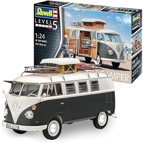Revell VW T1 Camper Plastic Model Kit Cover