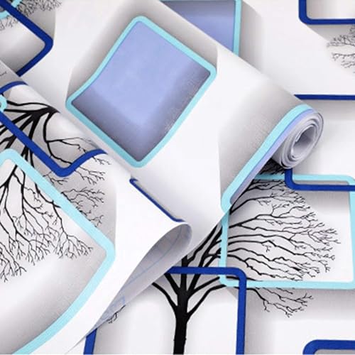 Image of SARVATRAY Heat Resistant, Oil Proof Kitchen Stickers - Wall Vinyl Sheet, 1.5 X 9.5 SQ FT (3 M Rectangle Blue WS)