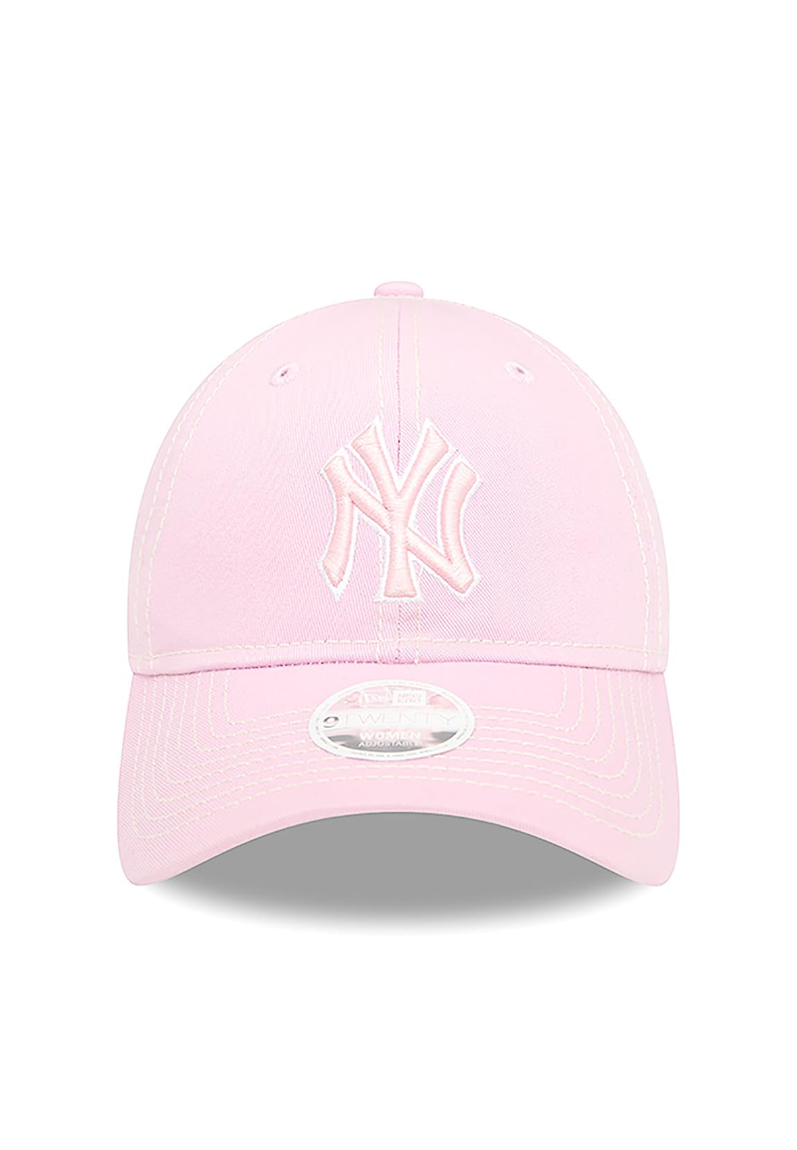 New Era WMNS Washed 9Twenty NY Yankees Berretto regolabile da donna rosa OneSize