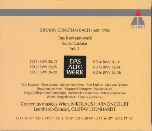 Bach Cantates Sacrées Vol.2 BWV 20-36