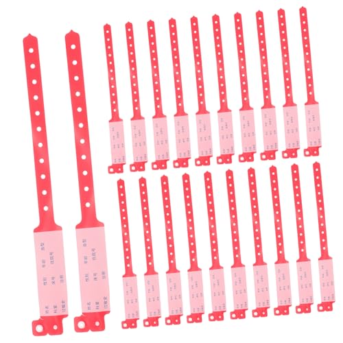 COLLBATH Medical Identification Wristbands 100pcs Disposable Hospital Use Adult Patient Bracelets